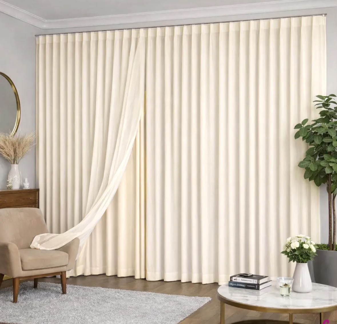 Cortinas de trilho suíço